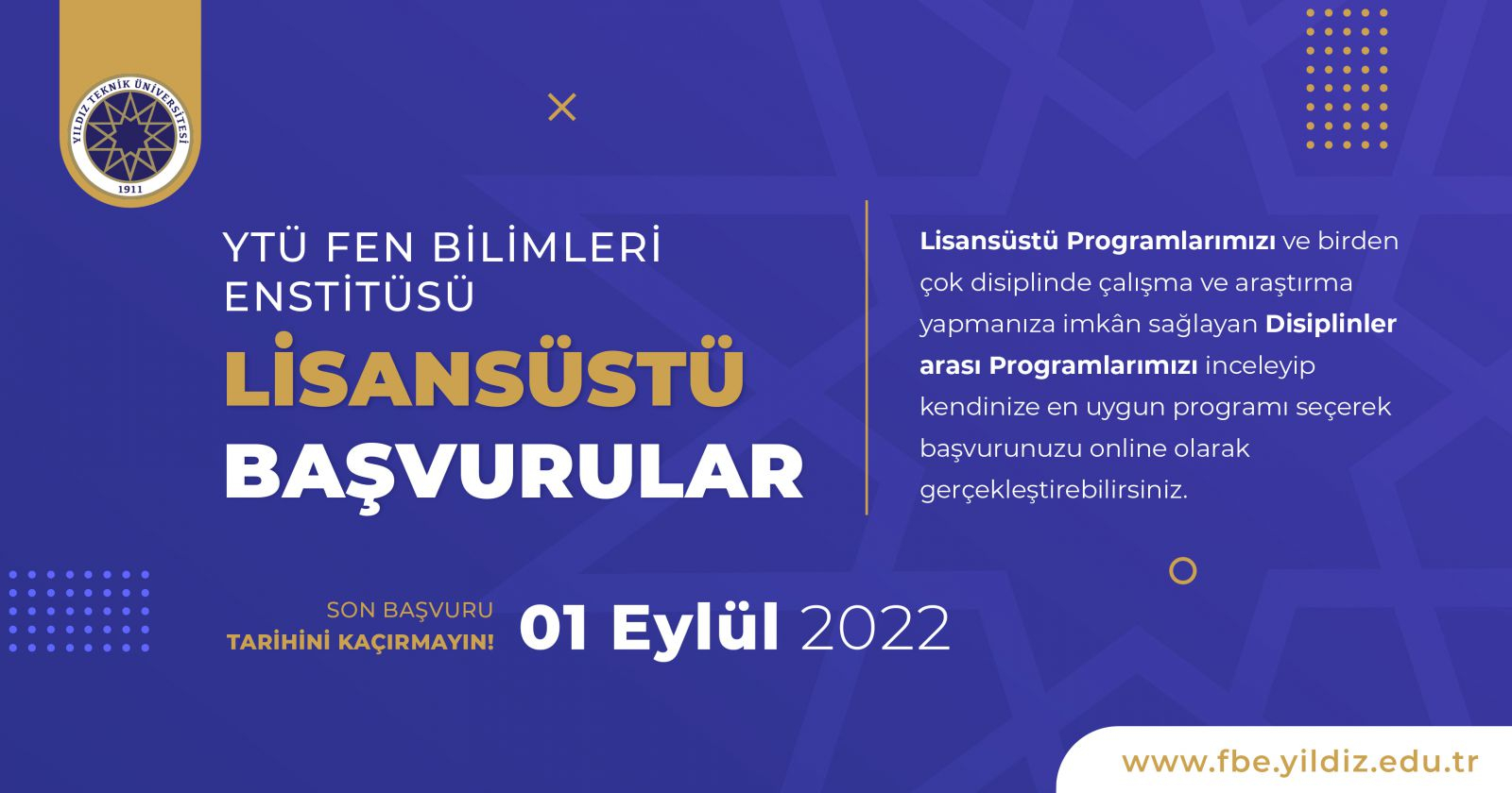 Lisansüstü Programlar Hk. | YTÜ Elektrik Mühendisliği Bölümü